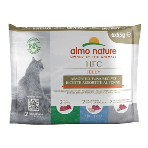 ALMO NATURE HFC Multipack, izbor tunjevine u zeleu, 6x55g
