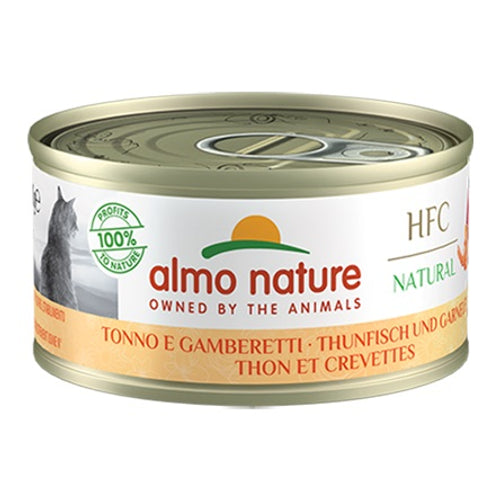 ALMO NATURE HFC Natural, tunjevina bogata racicima, konzerva za macke, 70g