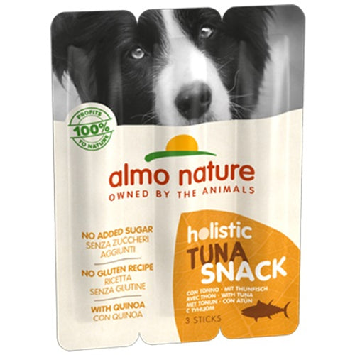 ALMO NATURE Holistic stapici, tunjevina, socna poslastica za pse, 3x10g