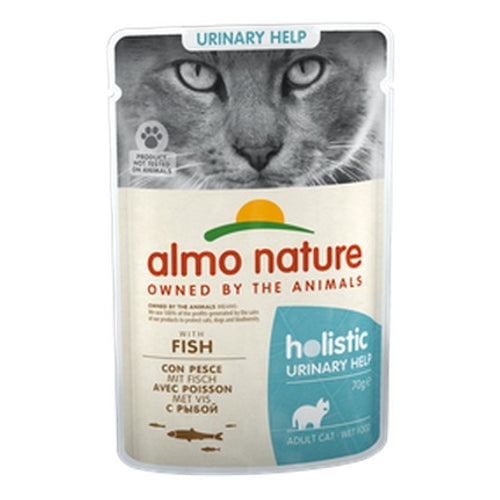 ALMO NATURE Holistic Urinary Help, s ribom, vrecica za macke, 70g