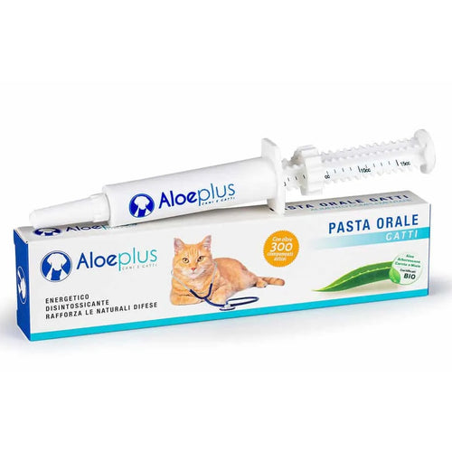 ALOEPLUS Oralna pasta za macke, u sprici, 15ml