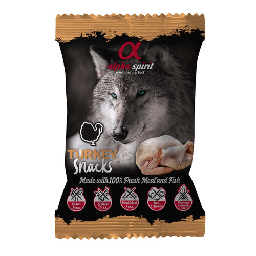 ALPHA SPIRIT Poslastica za psa s Puretinom, 50g