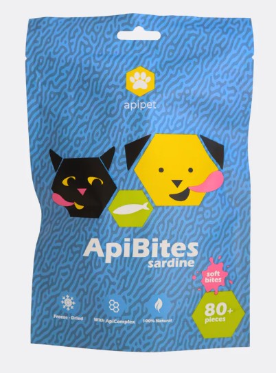 APIBITES Prirodne poslastice za pse i macke s propolisom, sardina, 40g