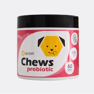 APIPET Chews Probiotic, poslastice za uravnotezenu probavu psa, 175g