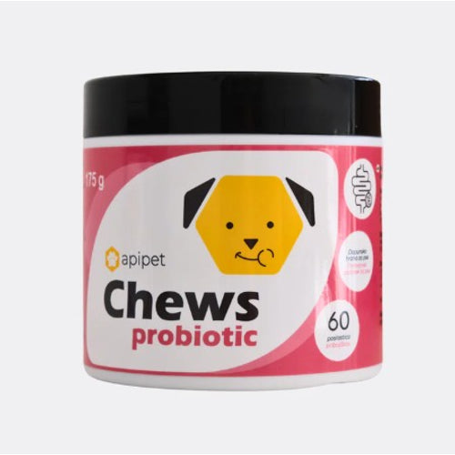 APIPET Chews Probiotic, poslastice za uravnotezenu probavu psa, 175g