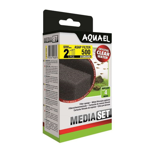 AQUAEL Filter spuzva Standard za unutarnji filter Asap 500 2 kom 