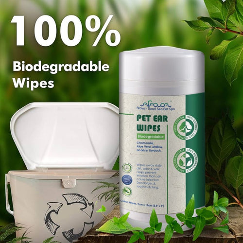 ARAVA Ear Wipes, biorazgradive maramice za ciscenje uha, za pse i macke, 100kom