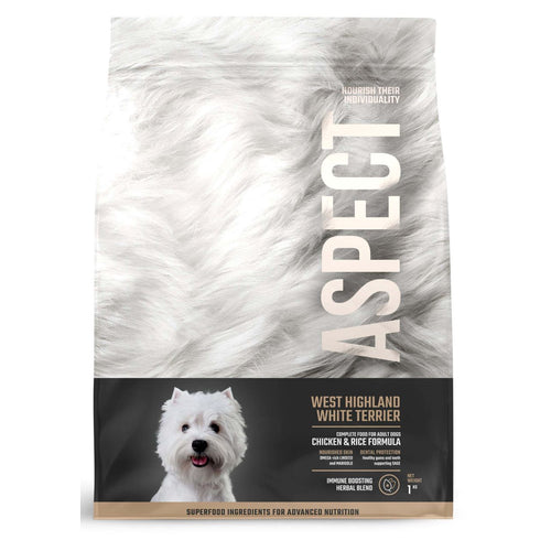 ASPECT West Highland White Terrier, piletina s rizom, 2,5kg