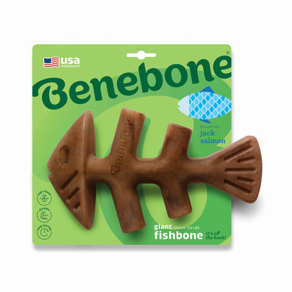 BENEBONE Igracka za pse Fishbone, aroma ribe, XL, 12,7x22,8cm