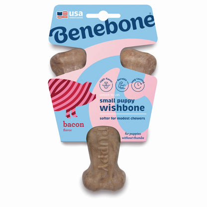 BENEBONE Igracka za pse PUPPY Wishbone, aroma slanine