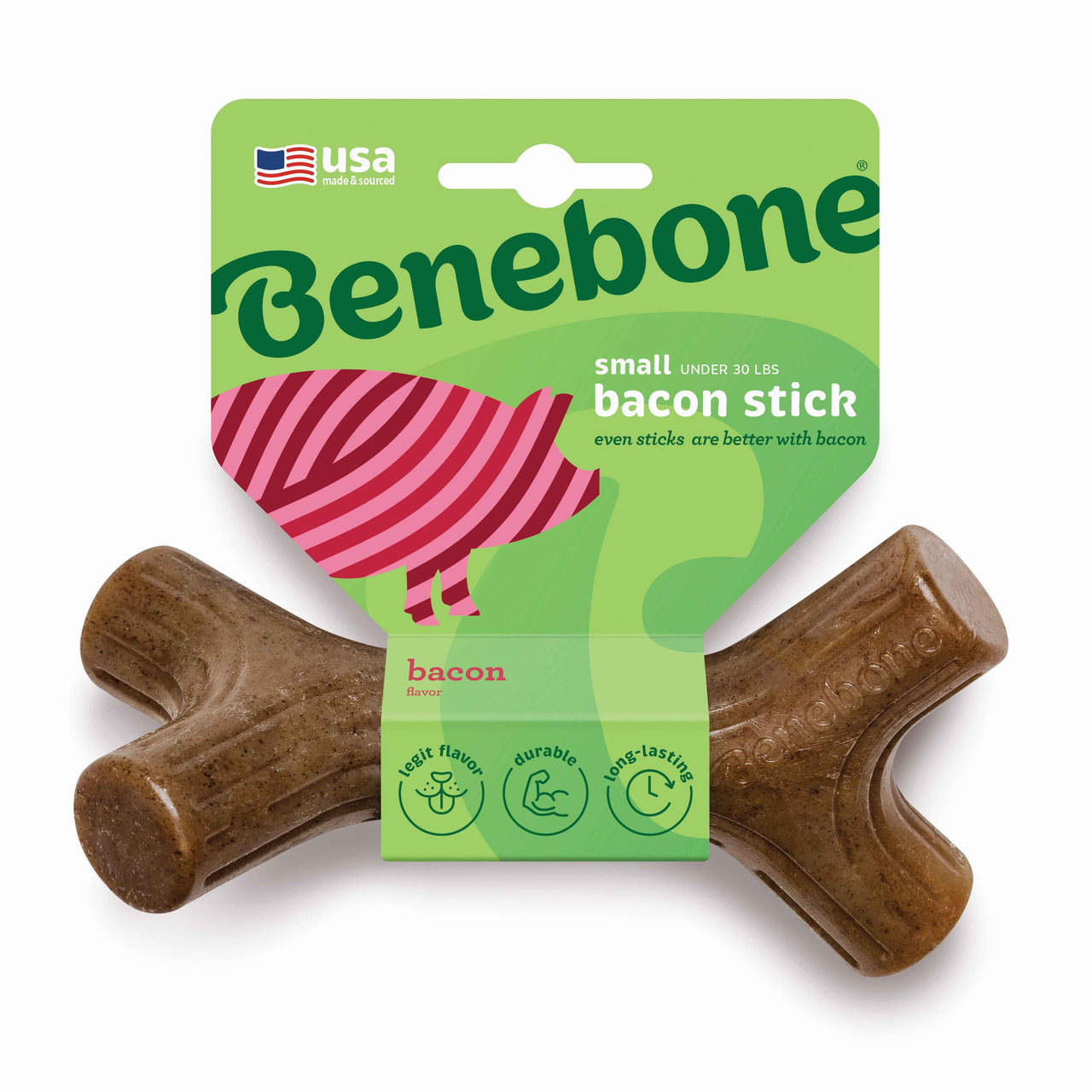 BENEBONE Igracka za pse Stick, aroma slanine 