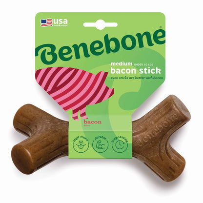 BENEBONE Igracka za pse Stick, aroma slanine, M, 9x16,5cm