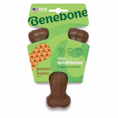BENEBONE Igracka za pse Wishbone, aroma kikirikija 