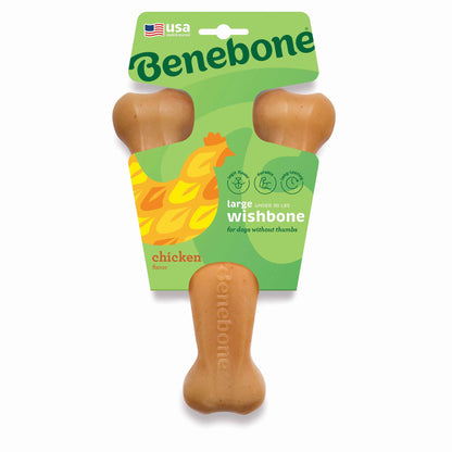 BENEBONE Igracka za pse Wishbone, aroma piletine, L, 14,7x20,3cm
