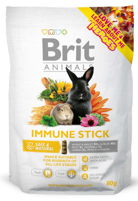 BRIT ANIMALS Immune Stick - poslastica za glodavce i kunice 80g