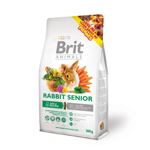 BRIT ANIMALS Rabbit SENIOR, potpuna hrana za starije kunice, 300g