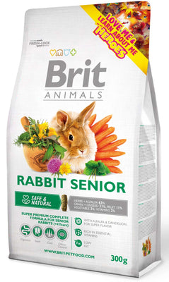 BRIT ANIMALS Rabbit SENIOR, potpuna hrana za starije kunice, 300g