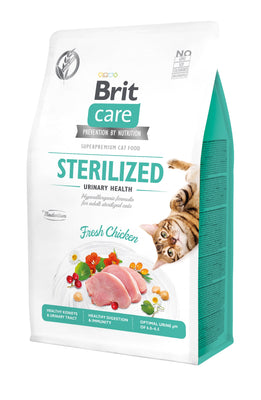 BRIT CARE Cat Sterilized Urinary Health, bez zitarica