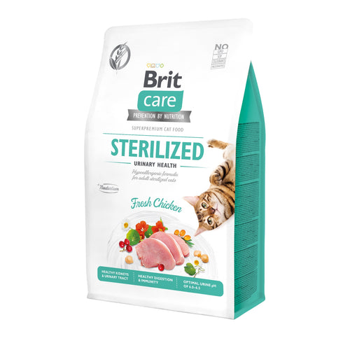 BRIT CARE Cat Sterilized Urinary Health, bez zitarica, 7 kg