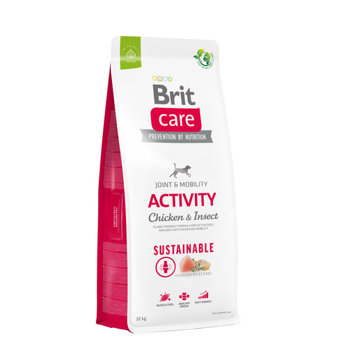 BRIT CARE Digestion & Relax Sustainable Activity, piletina s insektima, 12kg