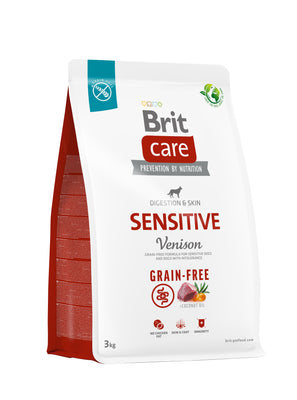 BRIT CARE Grain-free Digestion & Skin Sensitive, divljac i krumpir, 3kg