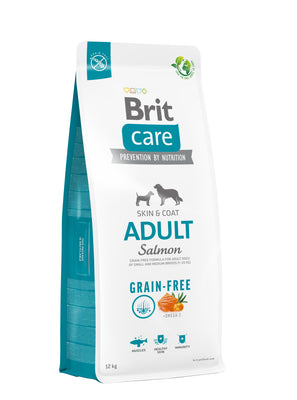 BRIT CARE Grain-free Skin&Coat, losos i krumpir, 12kg