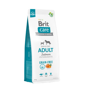 BRIT CARE Grain-free Skin&Coat, losos i krumpir, 12kg