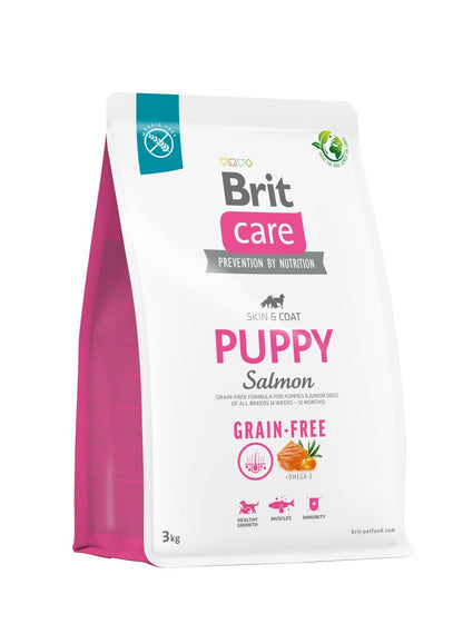 BRIT CARE Grain-free Skin&Coat PUPPY, losos i krumpir, bez zitarica