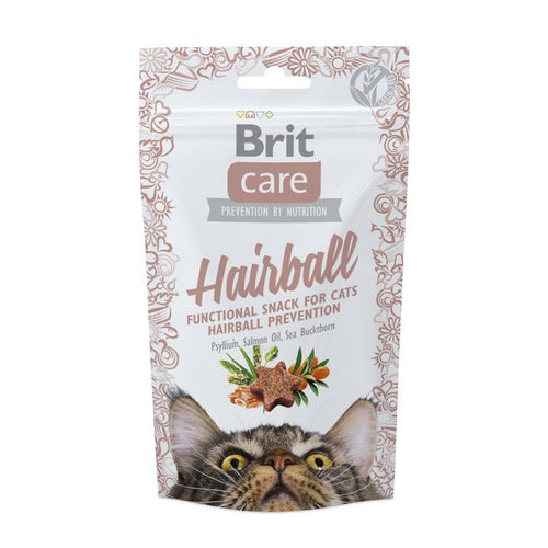 BRIT CARE Hairball, funkcionalna socna poslastica s pacetinom, bez zitarica 50g
