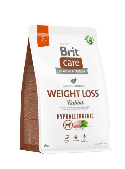 BRIT CARE Hypoallergenic Calorie Control Weight Loss, kunicevina i riza