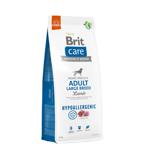 BRIT CARE Hypoallergenic Monoprotein Large Breed, janjetina i riza, 12kg