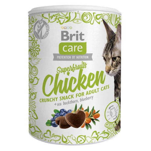 BRIT CARE Superfruits Chicken, hrskava poslastica, piletina, bez zitarica, 100 g