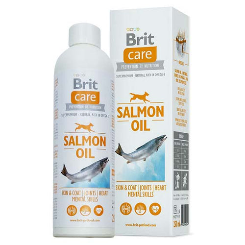 BRIT CARE Ulje lososa, dodatak prehrani za pse, 250 ml