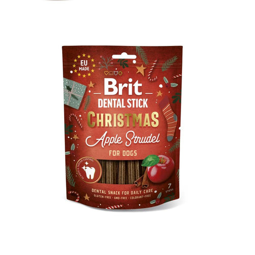 BRIT Dental Stick Christmas, dentalni stapici za pse, 7 kom