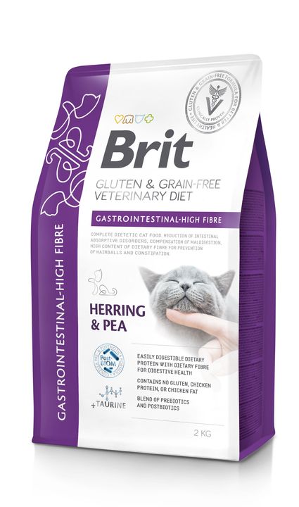 BRIT GF VD Cat Gastrointestinal High Fibre, gastrointes. poremecaji 