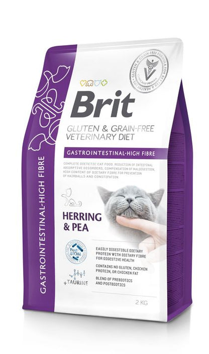 BRIT GF VD Cat Gastrointestinal High Fibre, gastrointes. poremecaji 