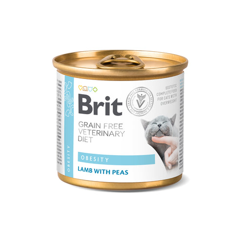 BRIT GF VD Cat Obesity,za smanjenje prekomjerne tjelesne mase,konz.200g