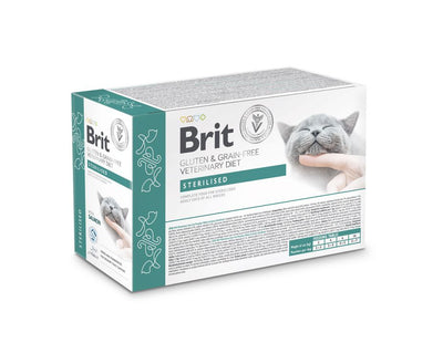 BRIT GF VD Cat Sterilised, za sterilizirane macke, fileti u umaku, 12x85g