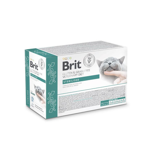 BRIT GF VD Cat Sterilised, za sterilizirane macke, fileti u umaku, 12x85g