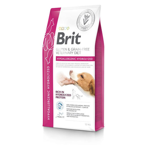 BRIT GF VD Dog Hypoallergenic. Hydrolyzed, intolerancija na hranu,12kg
