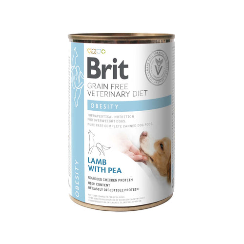 BRIT GF VD Dog Obesity, smanjenje prekomjerne tjelesne mase, konz.400g