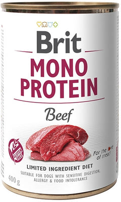 BRIT Mono Protein, govedina, bez zitarica i glutena, 400g