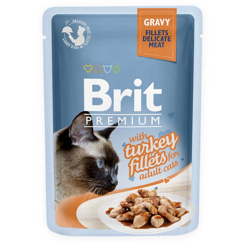 BRIT PREMIUM Fileti u umaku s puretinom, 85 g