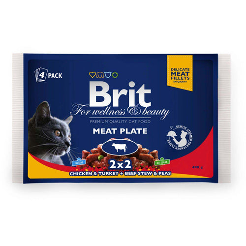 BRIT PREMIUM Mesni obrok, 400g (4x100 g)