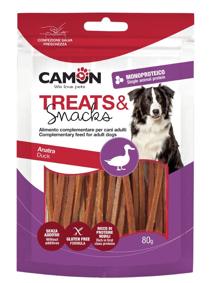 CAMON CLERANCE Treat&Snacks, trakice pacetine, poslastica za pse, 80g