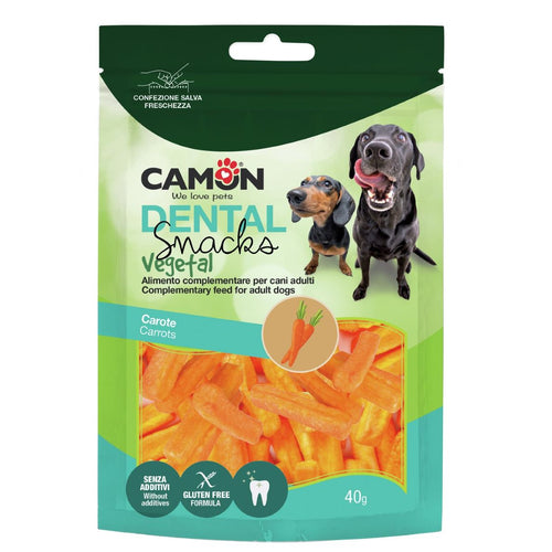 CAMON Dental Snack Mrkva, hrskava poslastica za pse, 40g