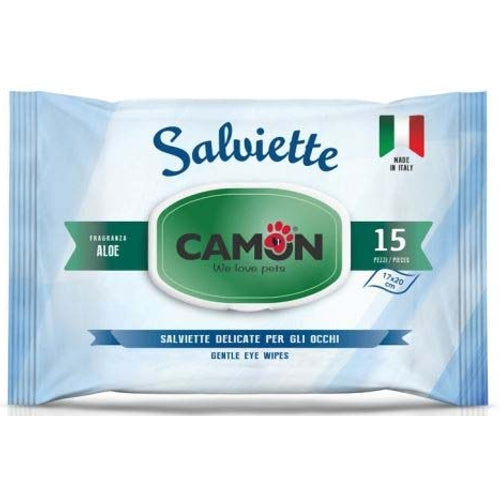 CAMON Higijenske maramice za njegu podrucja oko ociju, 15kom, 17x20cm