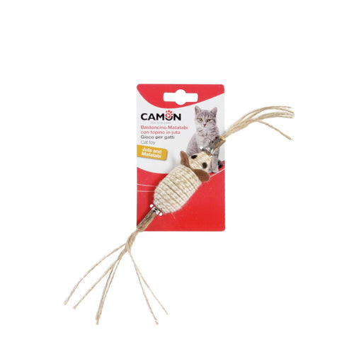 CAMON Igracka za macke Matatabi Mis, juteni, 12cm