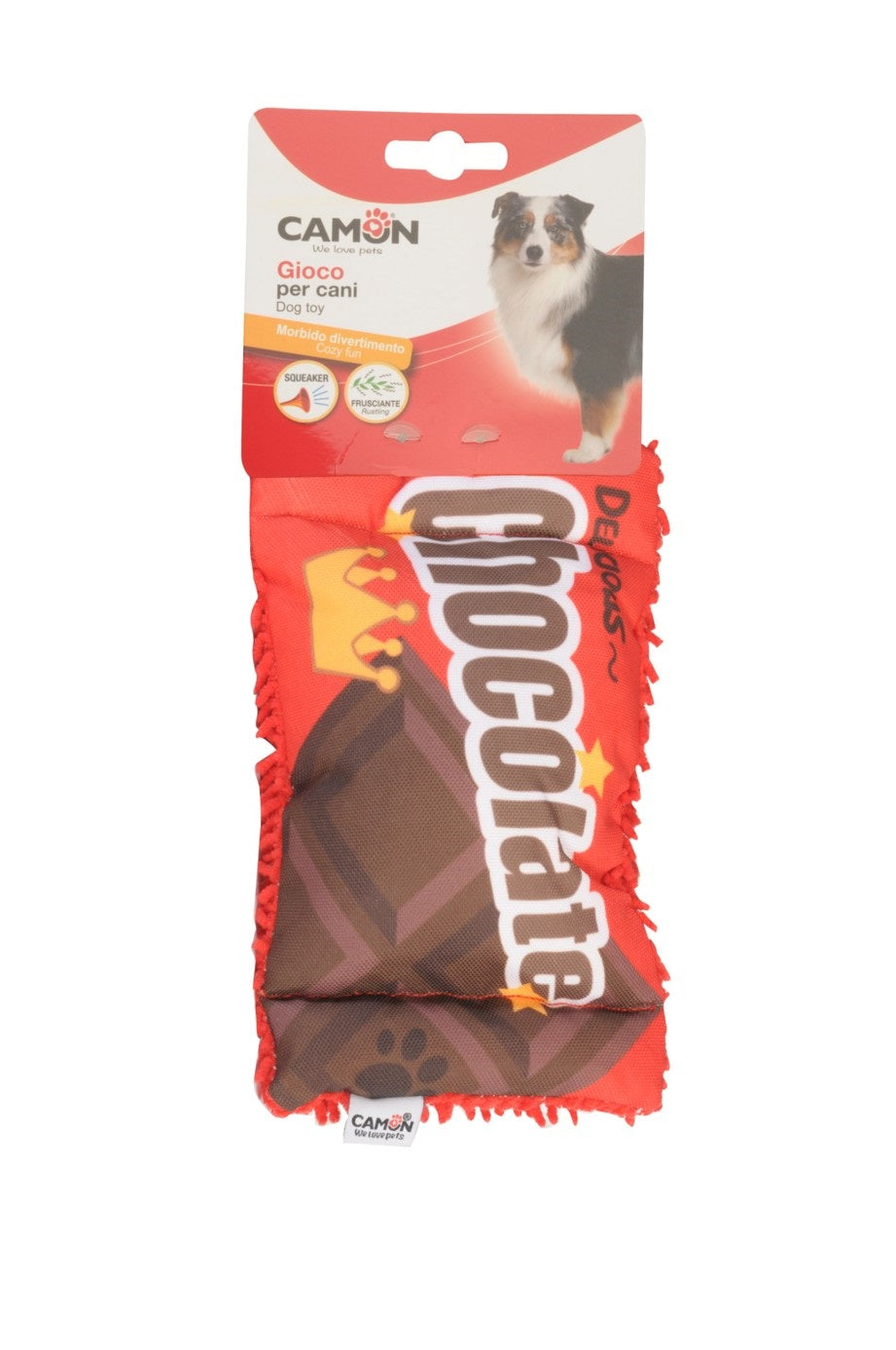 CAMON Igracka za pse Cokolada, zvucna, 20cm
