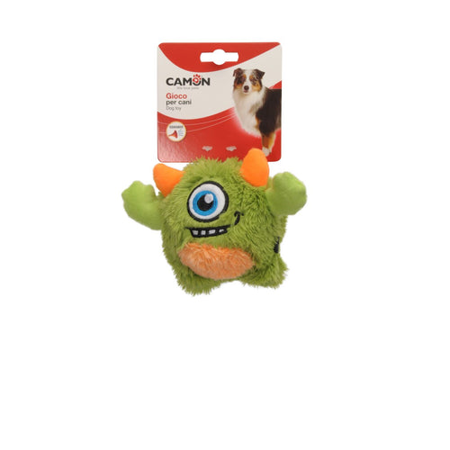 CAMON Igracka za pse Cudoviste, zvucna, zelena, Medium, 12cm